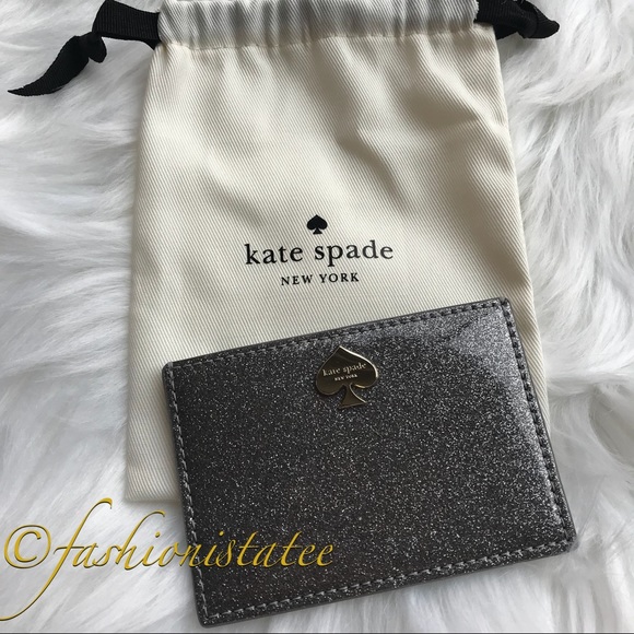 NWT kate spade graham little bug glitter card hold - Picture 2 of 6